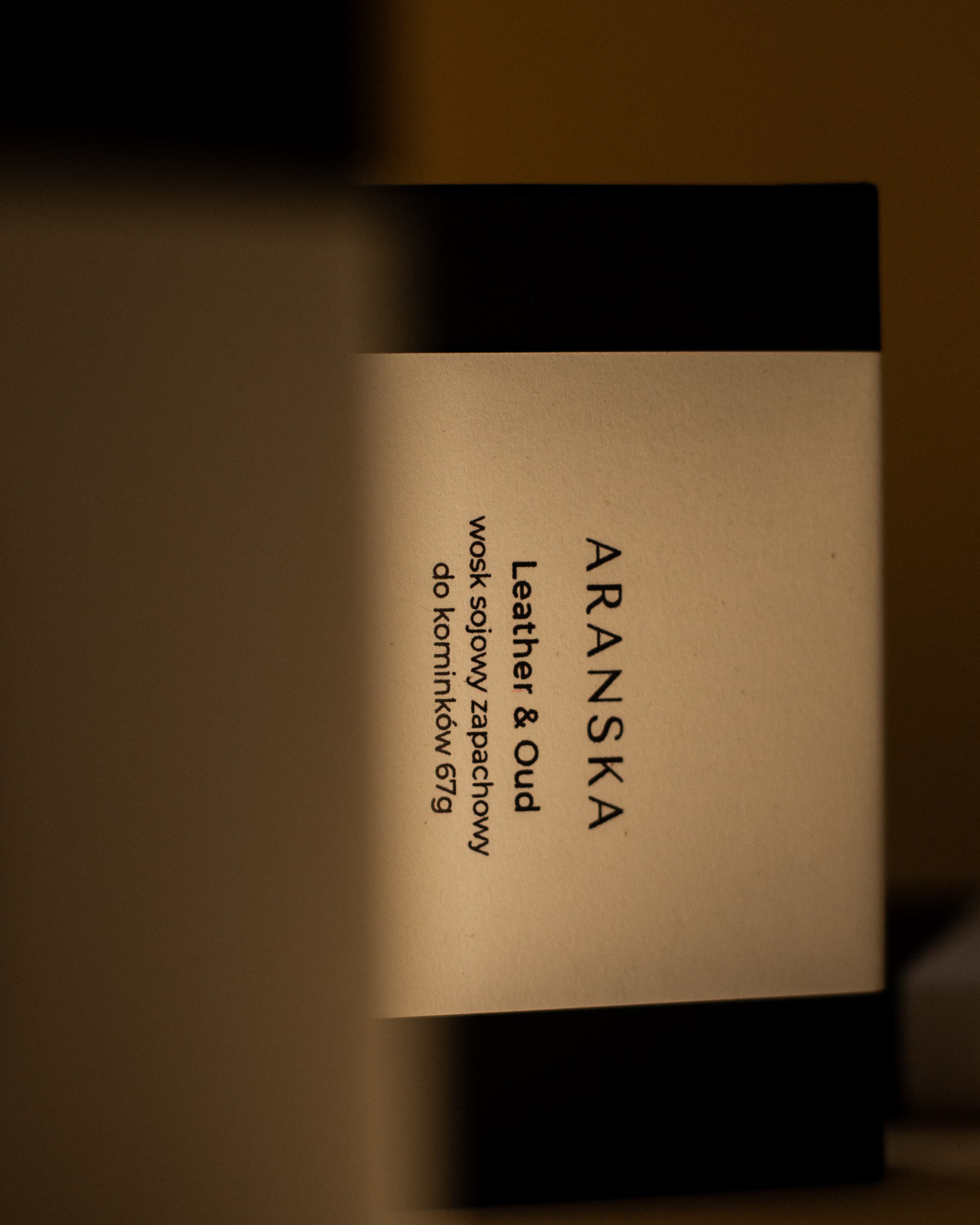 Wosk zapachowy – Leather & Oud