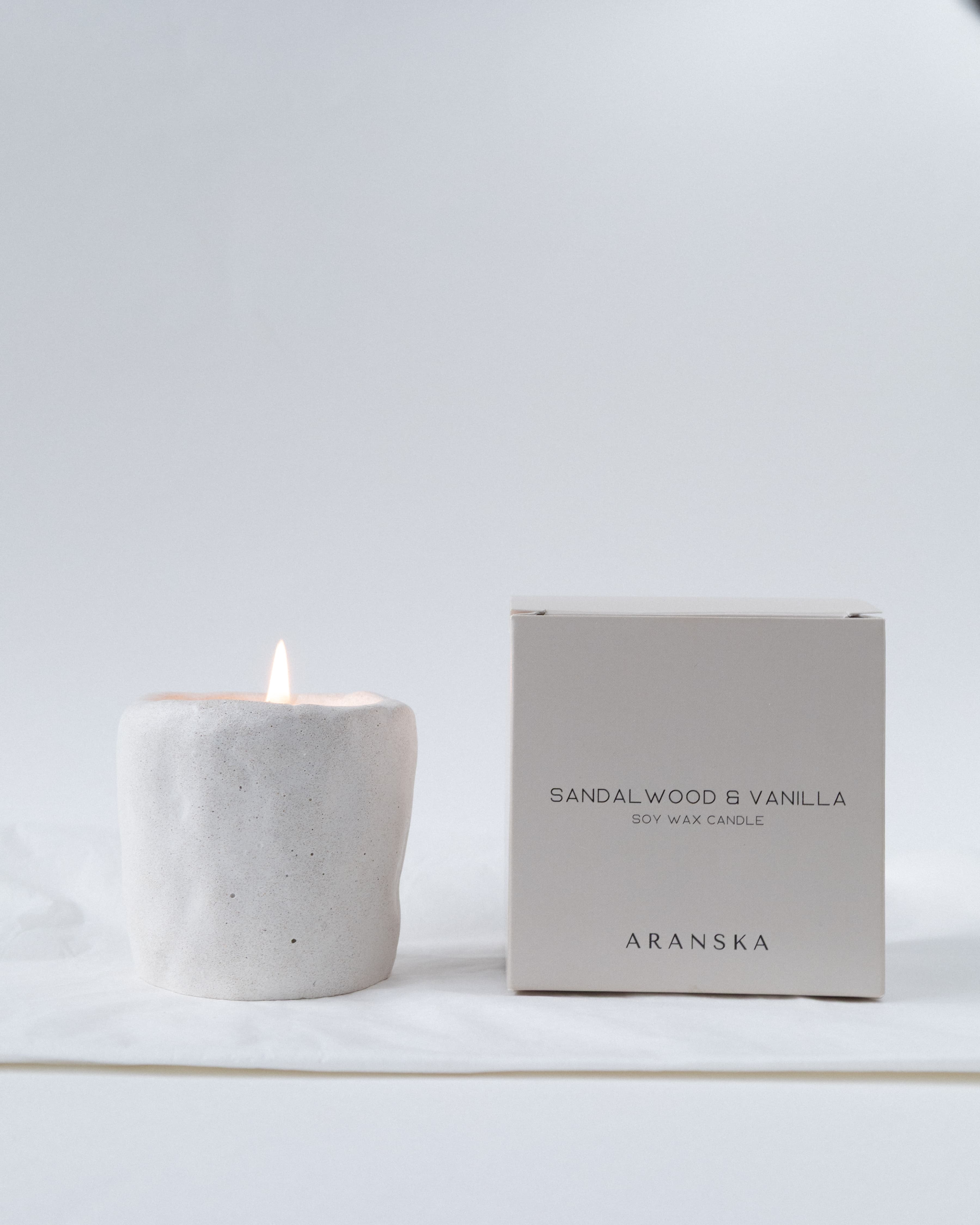 Drzewo Sandałowe & Wanilia – świeca sojowa 70 g